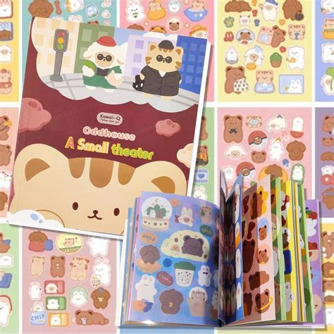 FunBlast Sticker Book Set – 30 Sheets/540+ Aesthetic Sticker, A Small ...