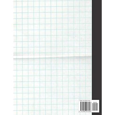 Math Notebook: 1/2 inch Square Graph Paper for | Ubuy India