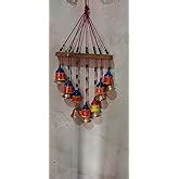 SPK Home decor Wood Wind Chime (45 cm, Multicolour) : Amazon.in: Home ...