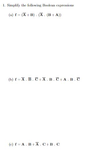 Simplifying Boolean Expressions 的图像结果