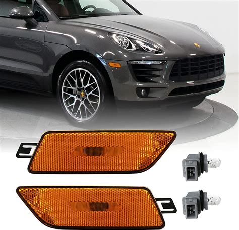 DEPO 14-21 Side Marker Lights - Front Bumper Sidemarkers Lamps Set (Left + Right) Compatible ...