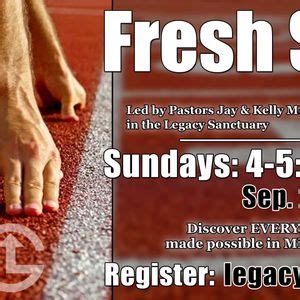 Fresh Start: A 10-Week Discipleship Class, 2002 Spur St, New Braunfels ...