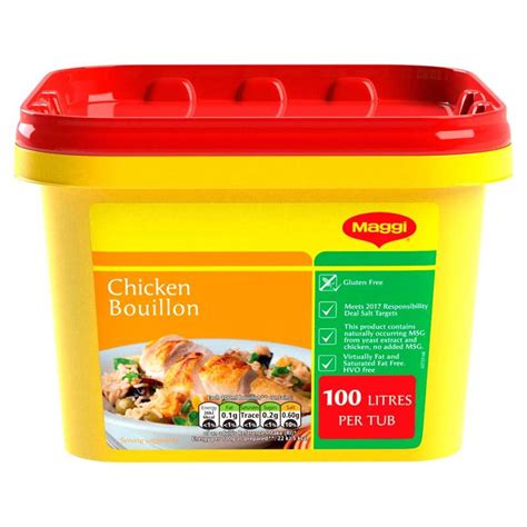 MAGGI CHICKEN BOUILLON POWDER 100L GLUTEN FREE -2x2K - Debriar
