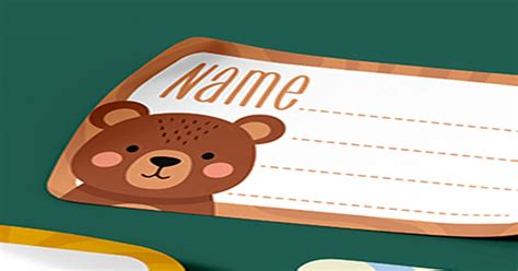 Custom Name Stickers Online | Personalized name labels | ARC Print