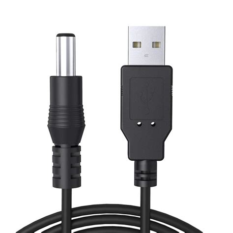 Buy Ancable5V USB to DC Cable, 1M USB to DC Barrel Jack Power Cable for ...