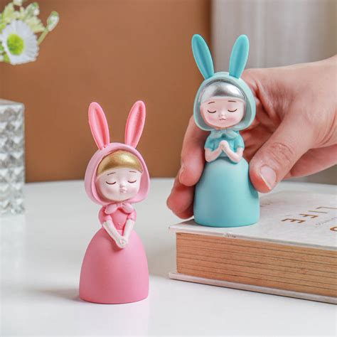 Mini Bunny Doll Showpiece Online - Premium Decor Object | Nestasia