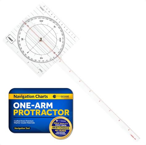 Five Oceans One-Arm Protractor for Navigations India | Ubuy