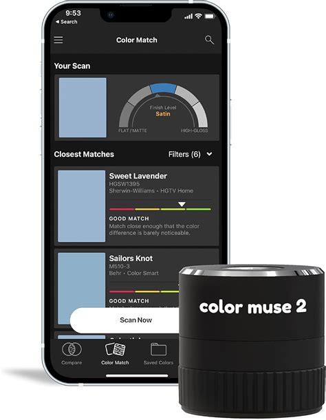 Buy Color Muse 2 Colorimeter (NEW) - Color and Sheen Matching Tool ...