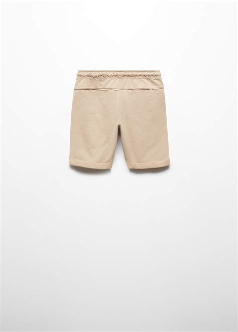 Elastic waist Bermuda shorts - Kids | MANGO USA
