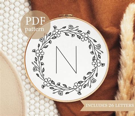 Image result for Monogram Hand Embroidery Patterns