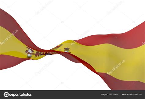 The flag of Spain. Official state symbol of the Kingdom of Spain ...