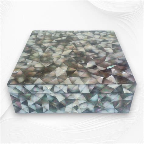Black Mother of Pearl Inlay Box – Luxury Handicrafts