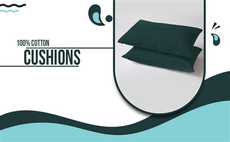 Buy SKANDA FAB 100% Cotton Cushions 30X50 CM | Premium Microfiber Sofa ...