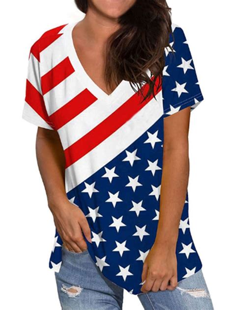 American Flag Shirts For Women