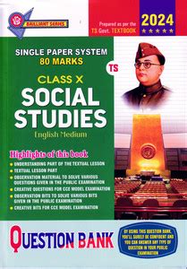 Ts - Social Studies Class-X (Question Bank) Single Paper System (80 ...