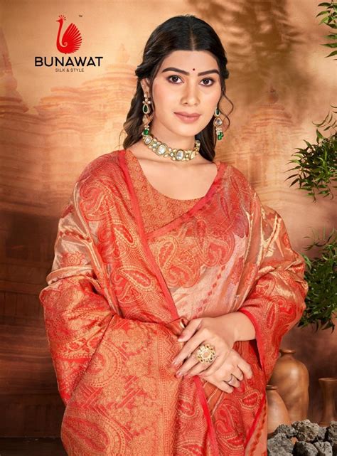 Bunawat Cindrella Vol 7 Wedding Wear Organza Saree Collection