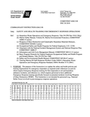 Fillable Online uscg comdinst 626031b form Fax Email Print - pdfFiller