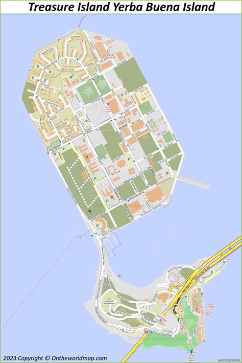 Treasure Island Map | San Francisco - Ontheworldmap.com
