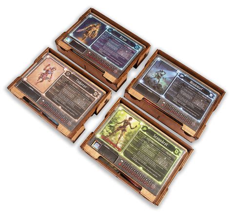 Smonex Wooden Character Box And Player Tray Compatible With Gloomhaven ...