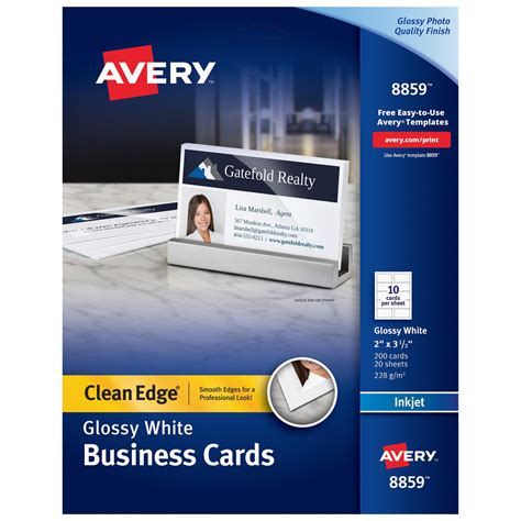 Avery Printable Business Cards - template.insidethehood.com