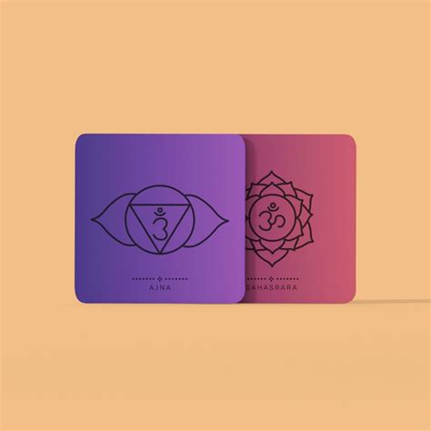 7 chakras 3mm pack of 7 coaster set from Gogirgit