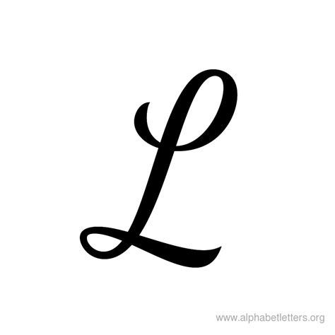 cursive l clipart - Clipground