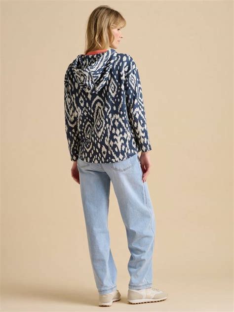 Brakeburn Ikat Beach Hoodie, Navy