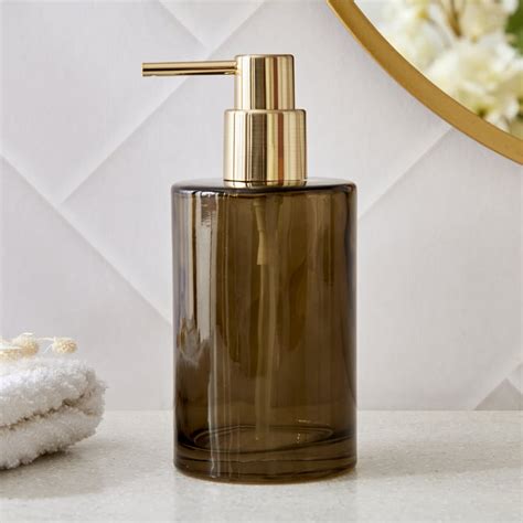 Buy Nova Botanica Apmir Glass Soap Dispenser - 350ml from Home Centre ...