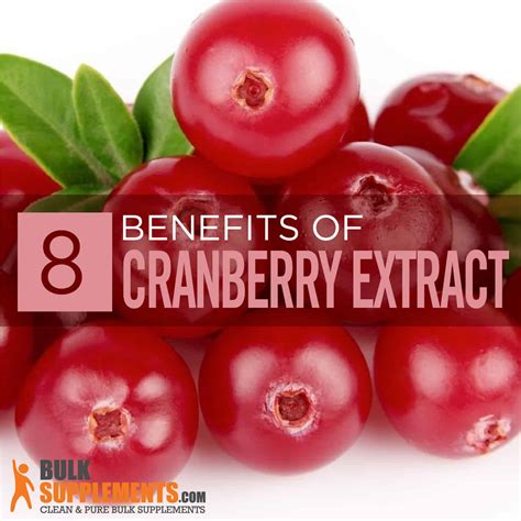 Cranberry Extract: Benefits, Side Effects & Dosage