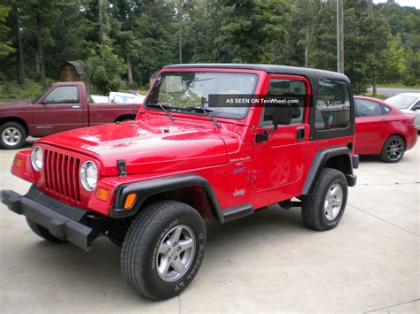 1997 Jeep Wrangler Sport Sport Utility 2 - Door 4. 0l