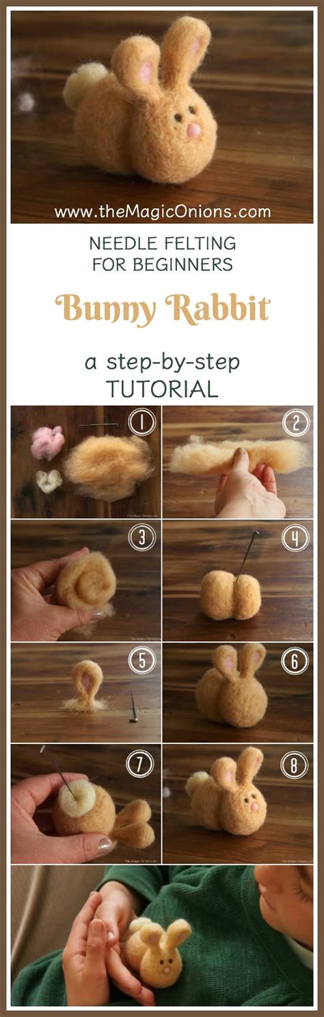 Image result for Needle Felted Bunny Tutorial