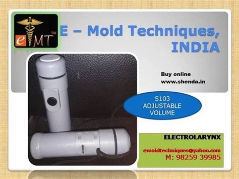 Electrolarynx - Blom Singer Classic Voice Prosthesis Service Provider ...