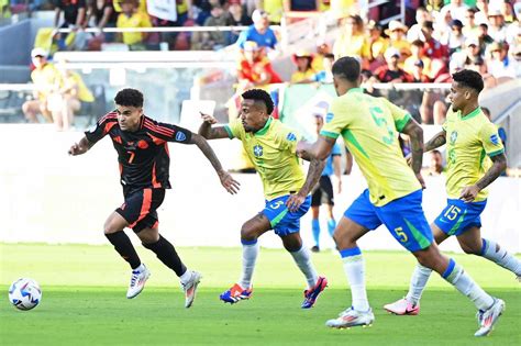 Copa America: Fiery draw sends Colombia top of Group D, Brazil also ...