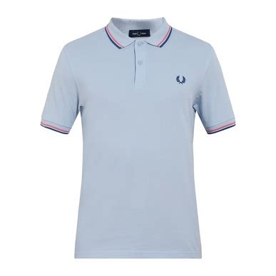 Buy Men Light Grey Solid Twin-Tipped Logo Polo Online at The Collective ...