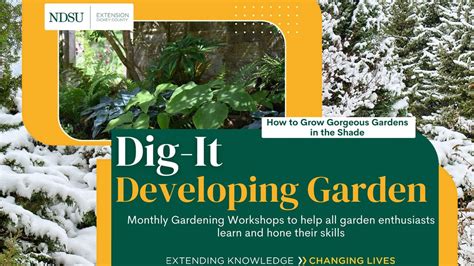 Dig-It Developing Gardens Workshop: Shady Business, Southeast Area ...