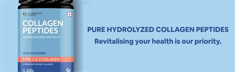 CF Hydrolyzed Collagen Powder - with Type 1 & 3 Collagen Peptides | Un ...