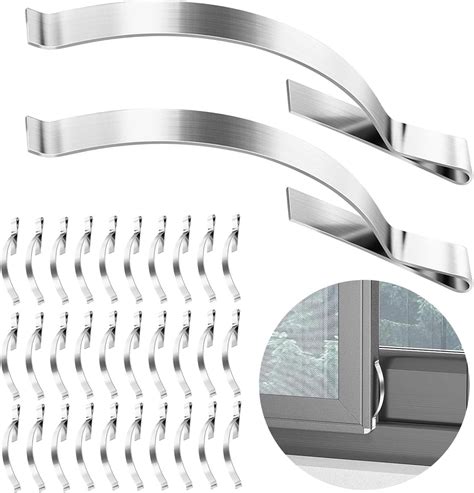 30 PCS Window Screen Tension Spring Clips - Securely Hold Screens in ...