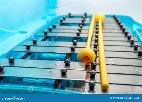 Glockenspiel Musical Instrument Stock Photo - Image of equipment, shot ...