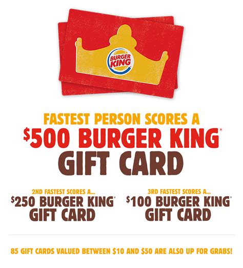 FREE Burger King Gift Card | VonBeau