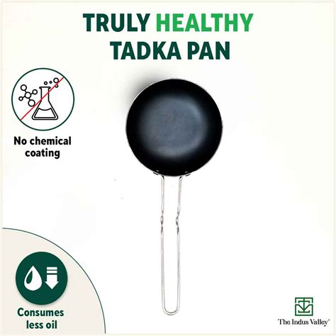 Buy Best Pre-Seasoned Iron Tadka Pan with Steel Handle Online in India ...
