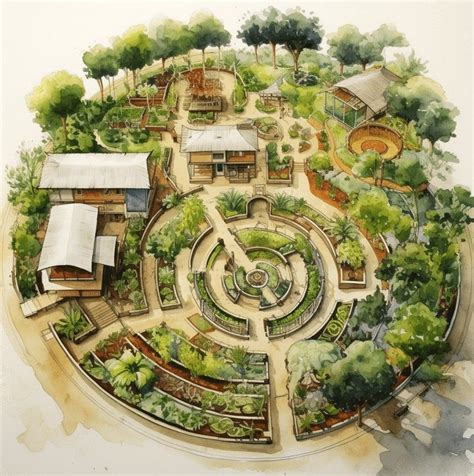 Image result for Circular Landscape Design