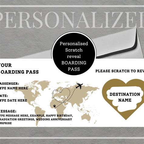 Buy Fake Boarding Pass Online In India - Etsy India