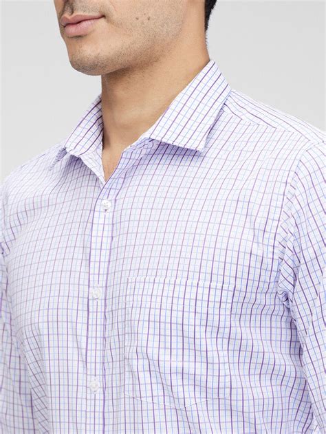 Park Avenue Men Blue Slim Fit Checks Formal Shirt – MyRaymond