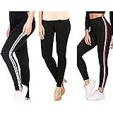 Buy Fitg18® Gym wear Leggings Ankle Length Free Size Combo Workout ...
