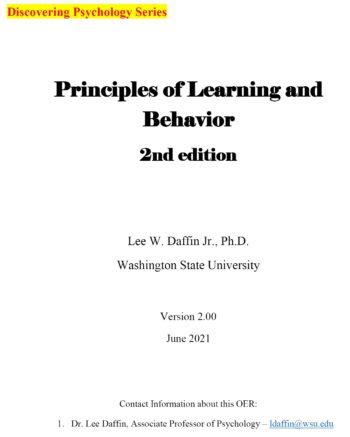 Image result for Introduction to Learning and Behavior Book