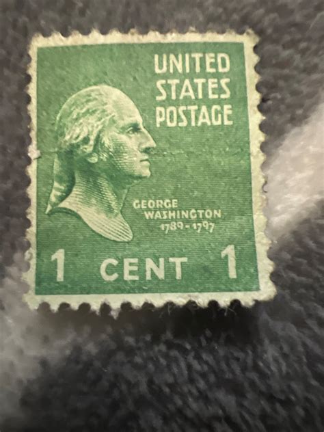 1 Cent George Washington Stamp - Etsy