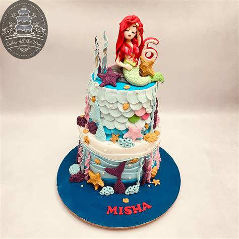 2-Tier Mermaid Theme Cake – Cakes All The Way