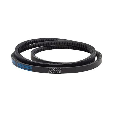 D&D 3VX600 Cogged, Wedge V-Belt, 60 in Outside Length, 3/8 in Top Width ...