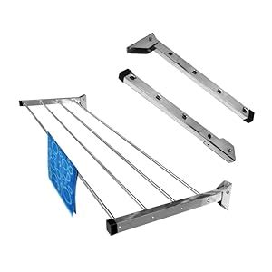Rainbow Drywell Glider 4 Pipes 6 Feet Stainless Steel Wall Cloth Dryer ...