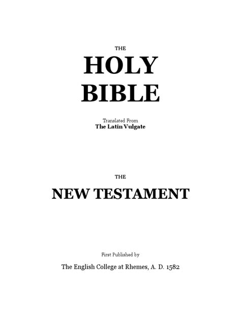 Image result for Douay-Rheims New Testament
